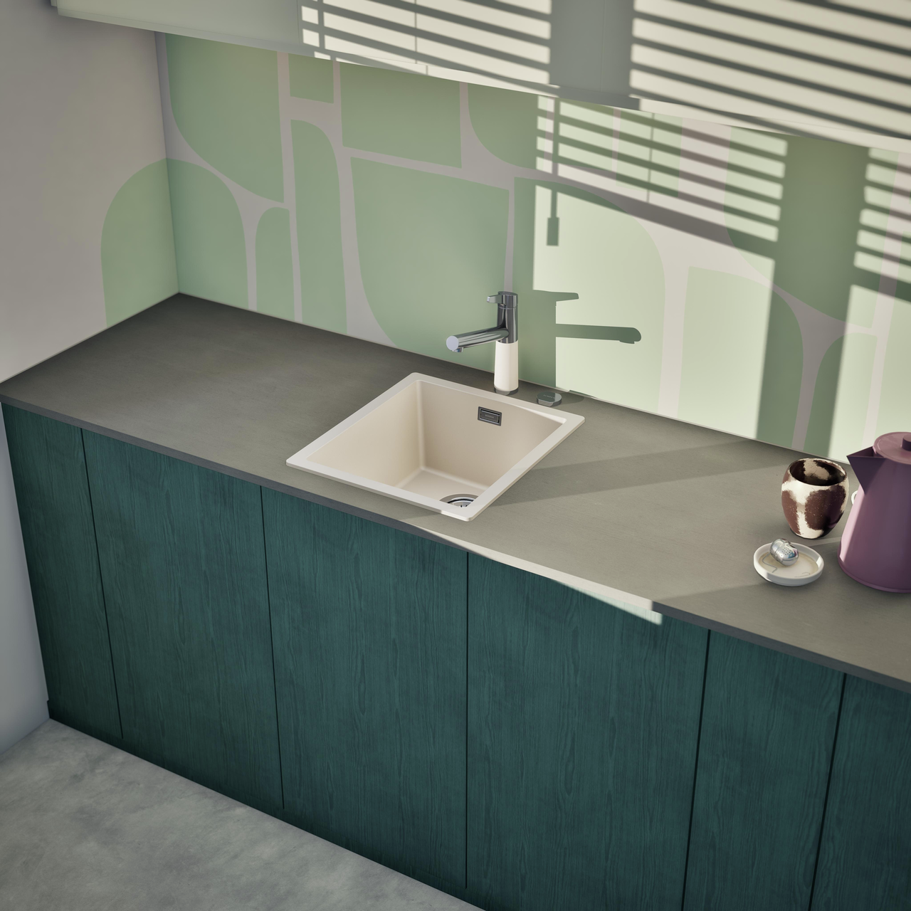 Dřez FORMHAUS D-100LS NERO